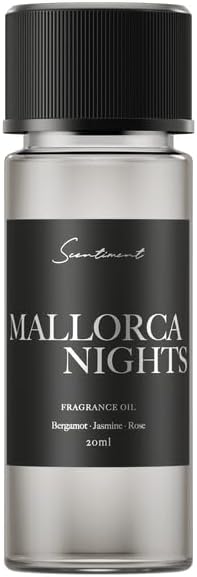 Diffuser Oil - Mallorca Nights |Aromatherapy Home Fragrance | Inspired by Meliá Hotel® | Luxurious Scent with Notes of Bergamot, Jasmine, Rose (20ml)