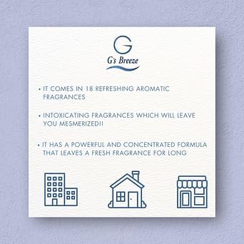 G's Breeze Super Star Diffuser Oil Refill - Essence of Star-Studded Glamor - Transform Any Space with Invigorating Fragrance – Ideal for Home & Office – Long-Lasting Freshness Aroma - 60 ML