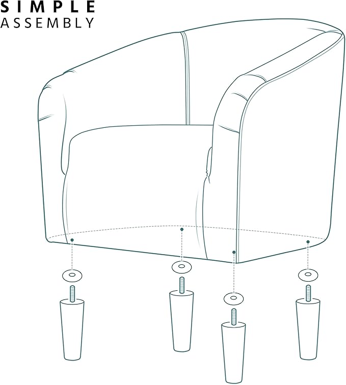 Yaheetech Club Chair, Velvet Accent Chair Upholstered Barrel Chair Sitting Chair with Armrest and Low Back for Living Room Bedroom, Rose Red