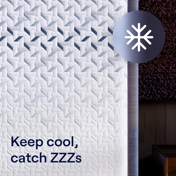 Nectar Luxe Hybrid 14” Twin Mattress - Medium Firm - Memory Foam & Innerspring Coils - Cooling Fibers - 3” Pressure Relief Layer - Mattress in a Box - 365-Night Trial & Forever Warranty