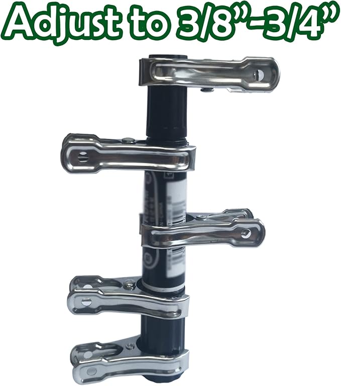 40 PCS Garden Clips, Greenhouse Clamps Made of Stainless Steel, Greenhouse Clips for Netting, Have a Strong Grip to Hold Down the Shade Cloth or Plant Cover on Garden Hoops