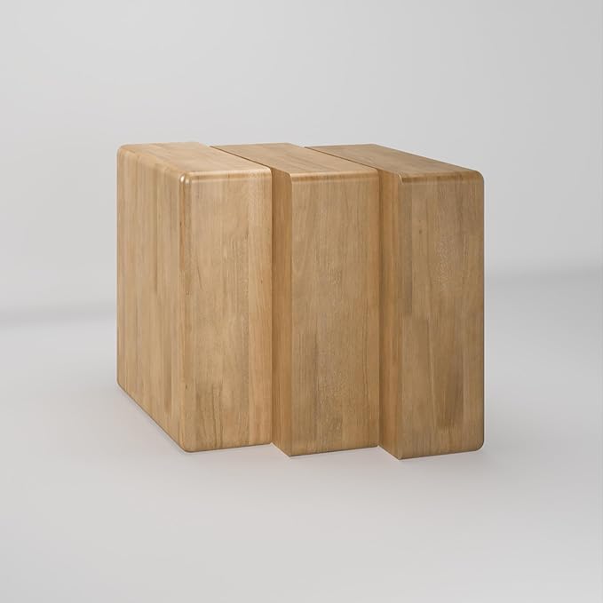 Bush Furniture Rectangular Dining Table, 67 inch Squire Trestle, Farmhouse Decor, Sterling Collection, Light Brown