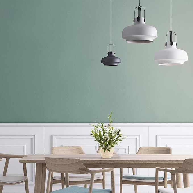 16 inch Fake Plants Indoor Greenery Leaf Faux Silk Olive Plant with Creamic Light Yellow Planter for Home Kitchen Office Hotel Housewarming Aesthetic Decoration