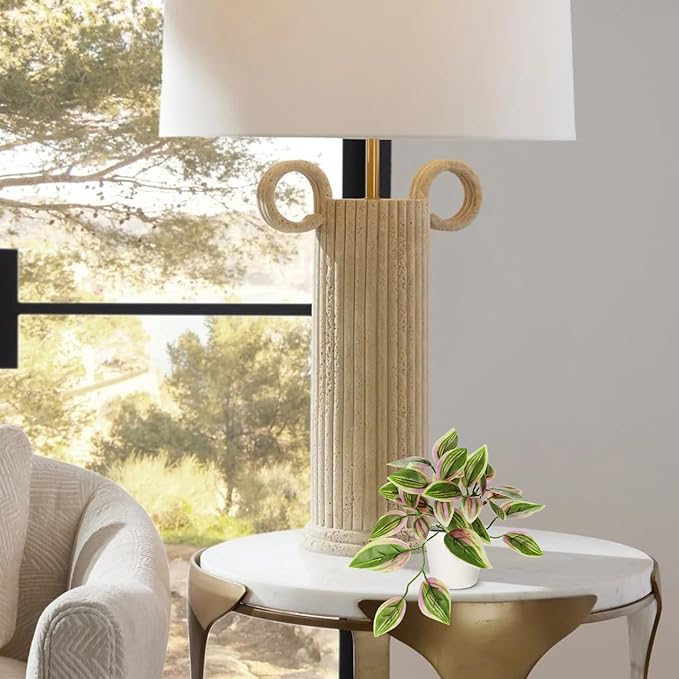 Hollyone Fake Plants 6 Pack Artificial Plants Indoor Faux Plant with White Plastic Pot Small Fake Potted Plant for Home Aesthetic Living Room Bathroom Desk Shelf Office Decor