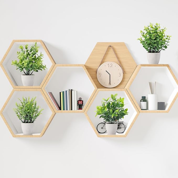 4 Pack Fake Plants Ceramic Mini Artificial Greenery Potted Plants for Home Decor Office Decor Room Decor Farmhouse Decor Indoor Table Bathroom Decor