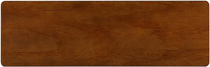 NTC Mingle Modern Wooden Rectangle Console Table with Hidden Drawer – Waterproof & Heat Resistant, Dark Walnut