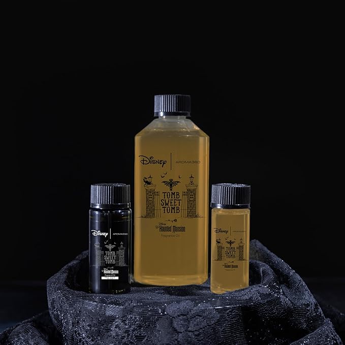 Aroma360|Disney | Tomb Sweet Tomb Oil Blend | Haunted Mansion Inspired Diffuser Oil | Aromatherapy Scent Diffuser Oil | Cinnamon, Tonka and Bergamot 16.9 fl oz, 500 mL