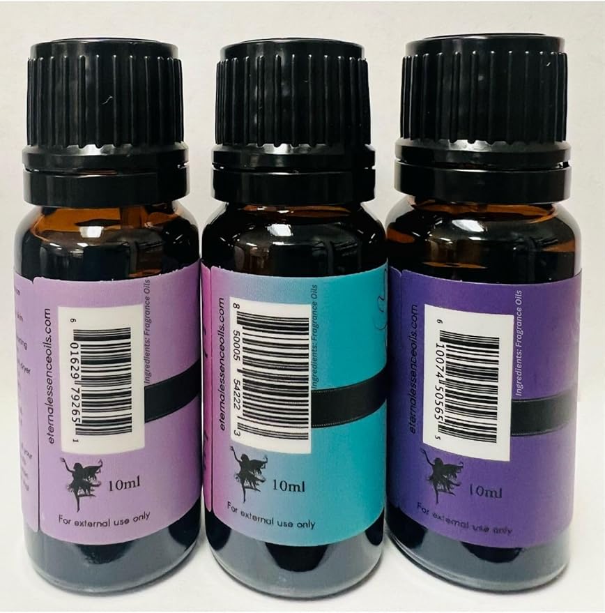 Trio (3) - Lavender Chamomile, Lavender Breeze & Lavender - Premium Fragrance Oil Trio - 10ML