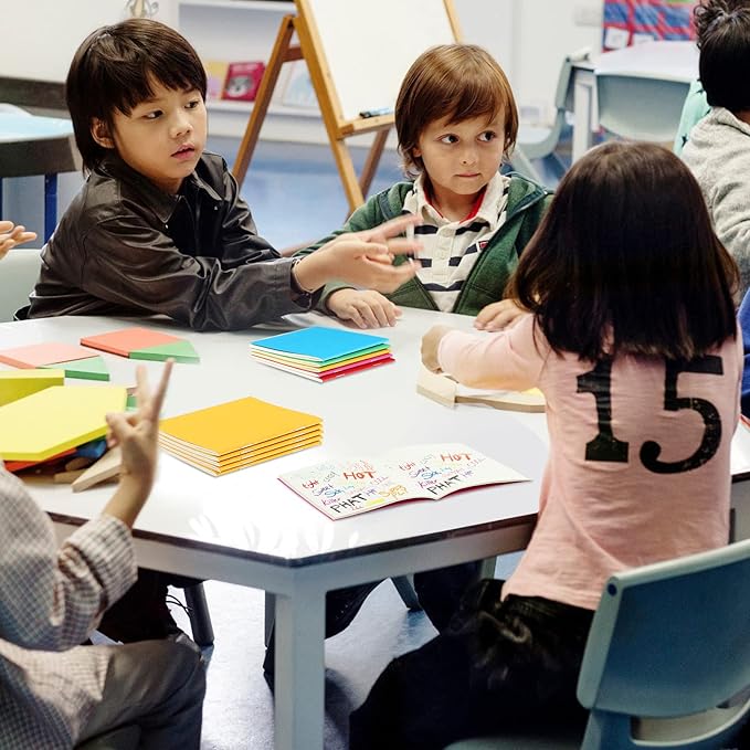 Thenshop 150 Pack Mini Notebooks Bulk Small Notepad Unlined Journals Pocket Blank Sketchbooks Kids Students Gifts Back to School Supplies 4 x 4 Inch 24 Sheets(Multicolor)