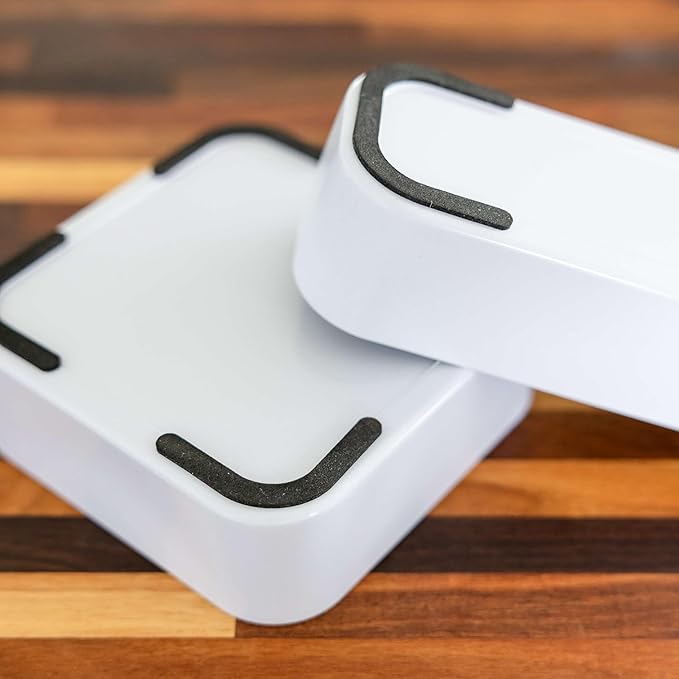 Three by Three Seattle 6 Piece Shallow Metal Organizer Tray Set for Storing Makeup, Stationery, Utensils, and More in Office Desk, Kitchen and Bathroom Drawers (1 Inch, Multicolor)