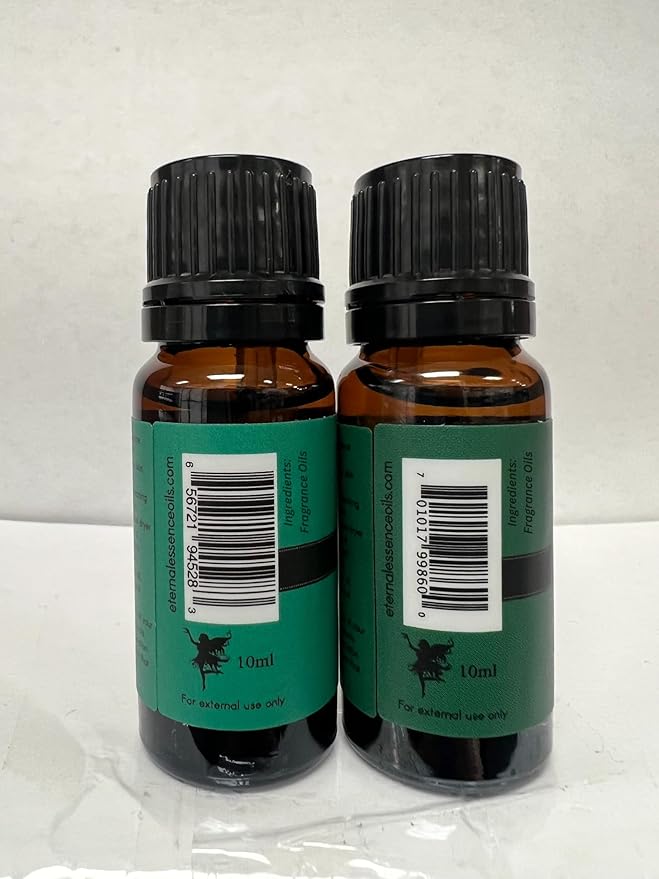 Eternal Essence Oils 2 Pack 10ml Premium Fragrance Oil - Pine Needle & Warmth of The Holidays - for Candle, Soap Making, Aromatherapy, Diffusers, Home Care, & Humidifiers
