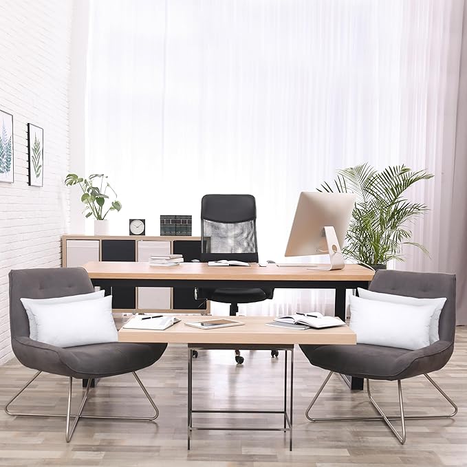 Utopia Bedding Throw Pillows (Set of 24, White), 12 x 20 Inches Pillows for Sofa, Bed and Couch Decorative Stuffer Pillow