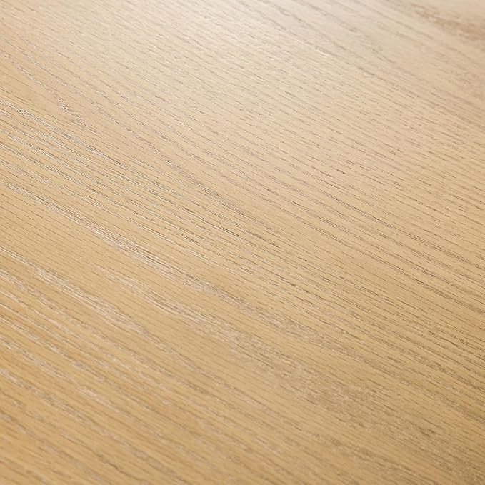 Casaphoria 67" Oval Dining Table, Modern Kitchen Table for 4-6, Farmhouse Style Large Table, Easy Assembly for Living Room, Kitchen and Bar, Natural Wood