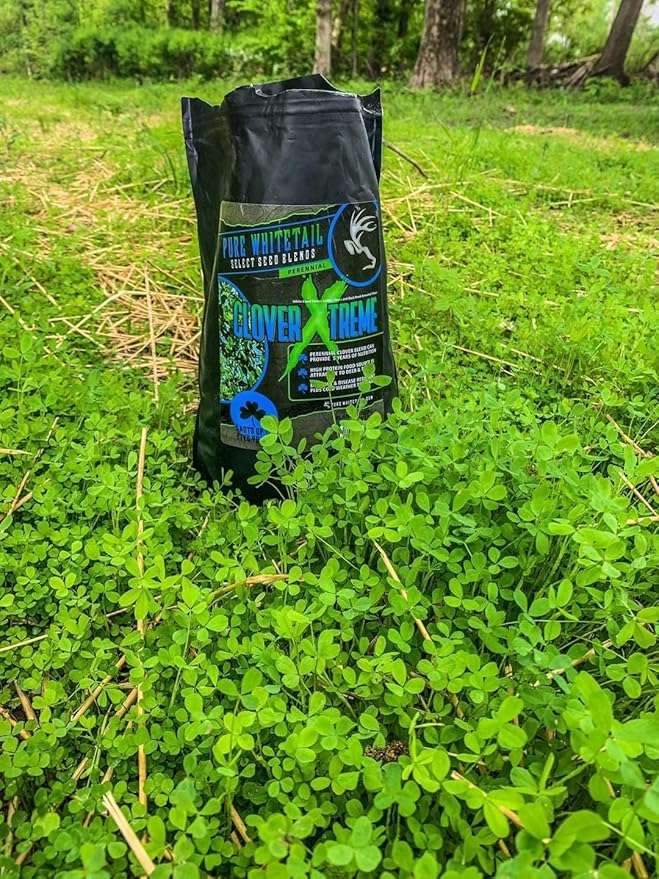 Clover Xtreme | Select Seed Blends | Whitetail Deer & Turkey Perennial Clover Seed Blend | Clover Food Plot Seeds for Deer | Plants 1 Acre | 5 lb Bag
