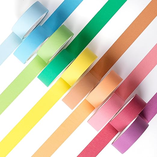 Mr. Pen- Washi Tape Set, 10 Pack, Decorative Tape, Washi Tapes, Colored Tape, Scrapbook Tape, Scrapbook Washi Tape for Journaling, Craft Tape, Washy Tape, Washy-Tape