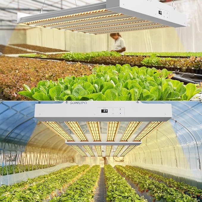 2024 New SPF2000 PRO 200W LED Grow Light 3x3ft Coverage with Veg & Bloom Dimmer Timer Full Spectrum Grow Lamps for Indoor Plants Seeding Flowering LED Plant Light Fixture