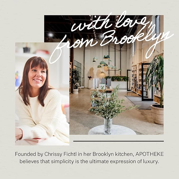 Apotheke Luxury Scented Reed Diffuser for Home, White Vetiver - 6.7 Fl Oz Essential Oil Aromatherapy - 10 Rattan Scent Sticks Room Diffuser - Long-Lasting Fragrance for Bedroom, Home, Bathroom