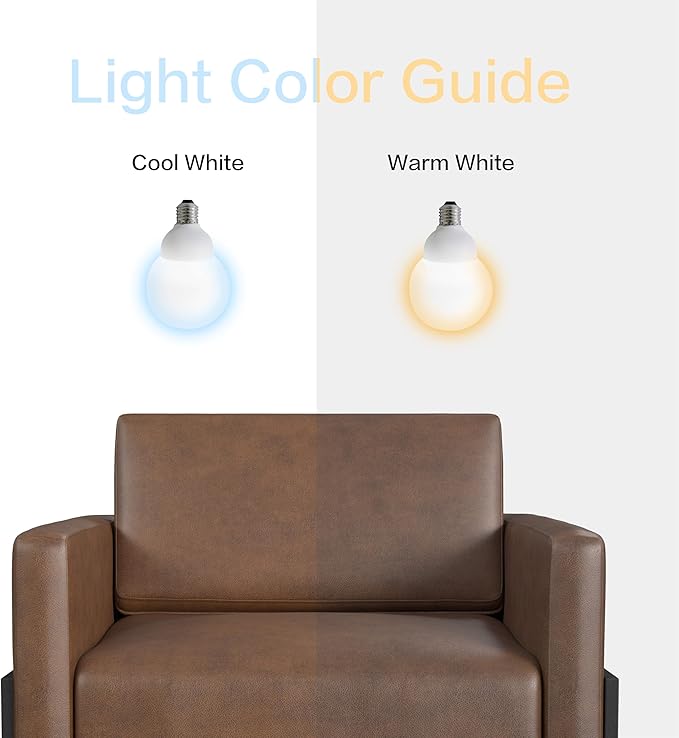 HomePop Modern Metal Frame Accent Chair Home Décor|Accent Chairs for Living Room & Bedroom - Brown Faux Leather