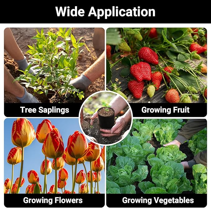 Black Plant Grow Bags for Plants Nursery, Pack of 200 5.5x5.9 Breathable Non-Woven Fabric Grow Bags for Planting Seedling Pots Nursery Pots