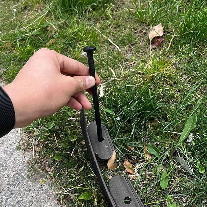 Landscape Edging 82FT, 4IN Tall Garden Edging Borders Black with 125pcs Plastic Stakes, Lawn Edging Flexible DIY Fence for Landscaping,Flower Bed,Grass,Gravel,Tree Surrounding