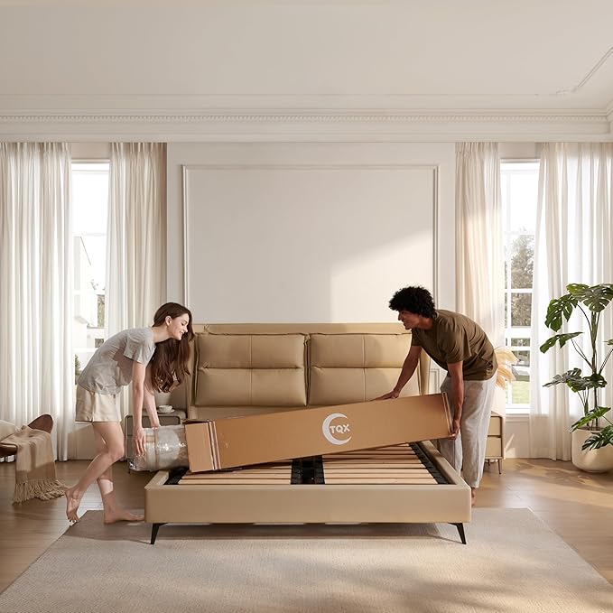 TQX Queen Mattress,12 Inch Hybrid Mattress in a Box: Memory Foam & Pocket Springs for Pressure Relief, Motion Isolation, Medium Plush,CertiPUR-US Certified,Fiberglass Free, 365 Night Trial