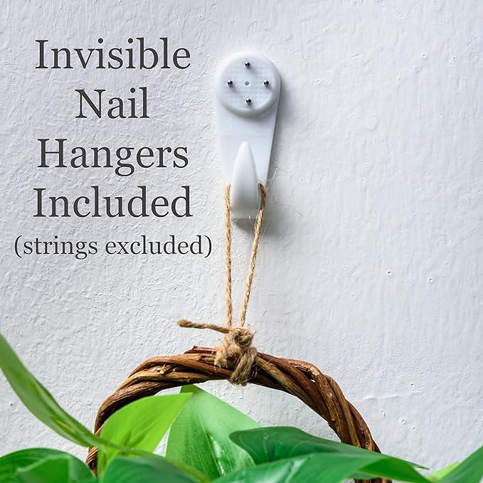 2-Pack Artificial Plants (with Baskets) - Ivy Vines Pothos - Outdoor & Indoor Decorations - Wall Faux Hanging Vine with Fake Leaves