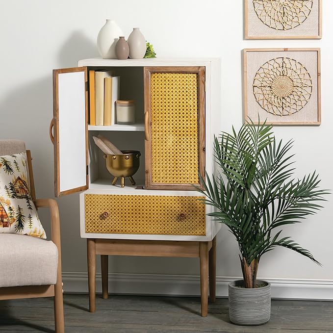 Sullivans Multicolored Ceramic Flower Vase, Modern Home Decor, Vases for Flowers, Centerpieces, Mantle, Tabletop, Accent Table Vase, Kitchen, Living Room, and Office Decor (Set/3) (CM3143)