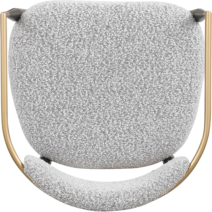 Morden Fort Counter Height Bar Stools Set of 4, Modern Upholstered Counter Stools with Gold Arms and Backs, 26" Island Chairs for Kitchen and Home Bar