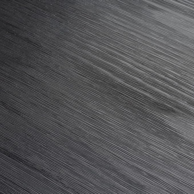 Plank+Beam Round Dining Table, 47 Inch Solid Wood Kitchen Table, Farmhouse Round Table for 4, Small Dinette Table, Black Wirebrush