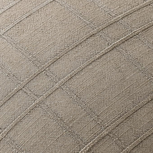 MIULEE Decorative Linen Check Throw Pillow Covers Neutral Farmhouse Vintage Pillow Covers 18x18 Set of 2 Boho Modern Winter Home Decor for Sofa Couch Bedroom Cushion Tan Taupe