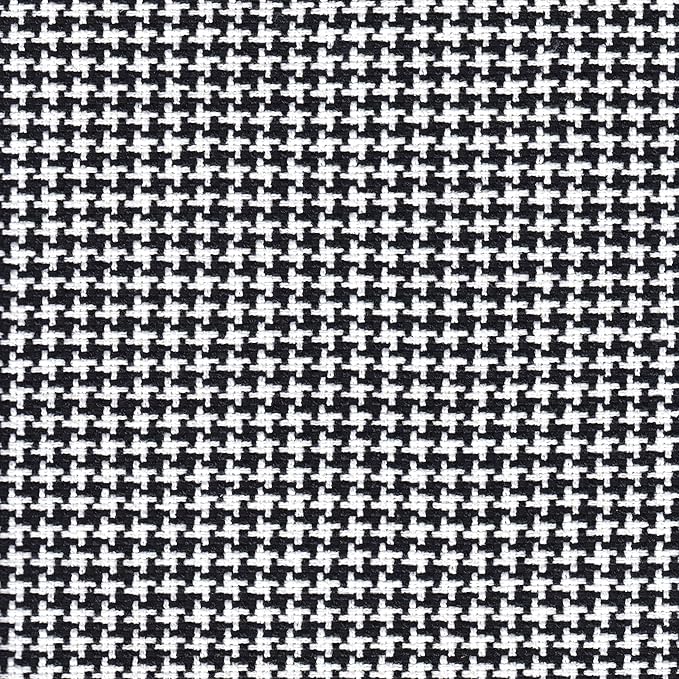 Homepop Home Decor | Upholstered Classic Swoop Arm Accent Chair | Accent Chairs for Living Room & Bedroom | Decorative Home Furniture, Black and White