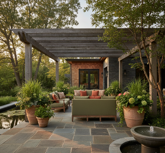 Earthy Material Palette for Outdoor Harmony