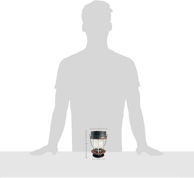 pearlstar Solar Lantern Outdoor Waterproof Hanging Solar Garden Lights - 2 Pack Solar Powered Landscape Christmas Lanterns with Retro Design for Patio, Yard, Garden and Pathway Decor (Warm Light)