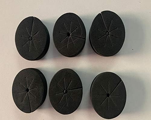 SUCOHANS 200 Pack Cloning Collars Inserts Premium Grade Foam, Cloner Collars, Better Than Neoprene for Hydroponics Plant Germination in DIY Cloner & Clone Machines, Fits 2 Inch Net Cups (Black)