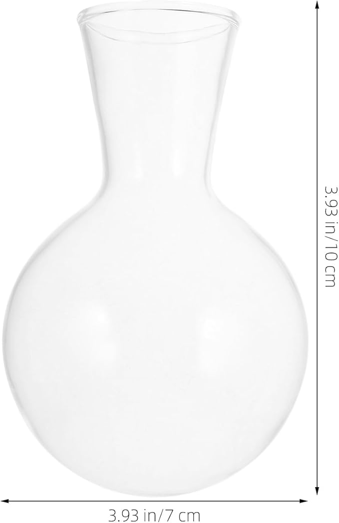 VOSAREA 3pcs Plant Propagation Station Vase Glass Plant Terrarium Hydroponic Vase Air Planter Bulb Succulent Pot Micro Landscape Vessel Desktop Decoration