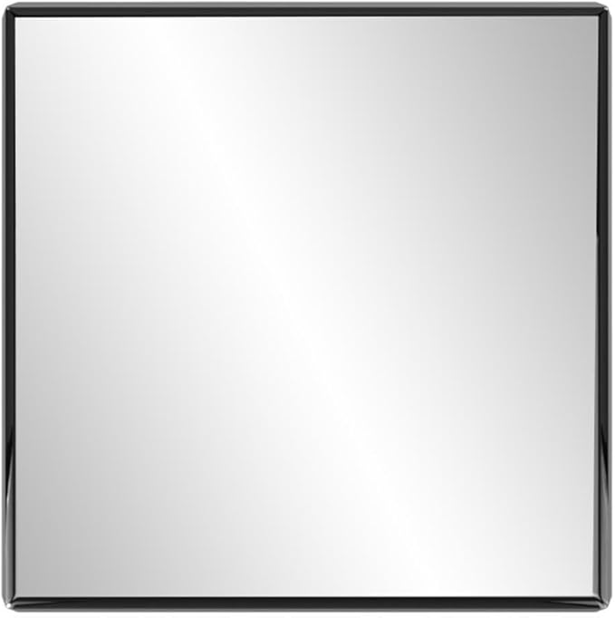 Howard Elliott Large Silver Mirrored Pedestal Accent Table for Home Decoration, Mirrored Finish Design End Table for Bedroom, Entryway or for Any Room, 12 x 12 x 36 inches