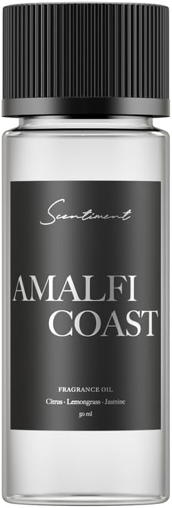 Diffuser Oil - Amalfi Coast | Aromatherapy Fragrance | Inspired by W Hotels® | Notes of Bergamot, Lemongrass, Jasmine, Lily, Magnolia & Koa Wood (50 mL)