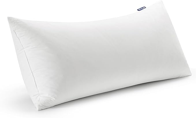 MIULEE Feather Pillow Insert 14x36, Decorative Down Feather Fluffy Throw Pillow Cotton Fabric for Living Room Sofa Bed