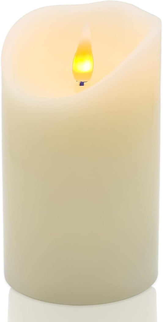 Flameless LED Candles (Ivory, 5 Inch)