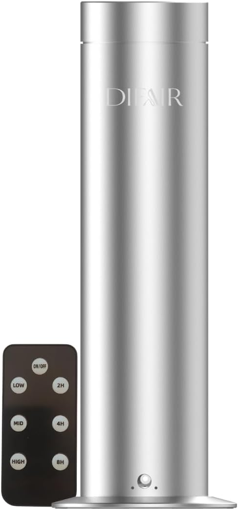 Leak-proof Waterless Diffuser, Hotel Collection Diffuser for Essential Oils, Bluetooth/Remote Control Scent Diffuser, NanoAtomizing Aromatherapy Diffuser, Silent Diffusers for home, bedroom,spa