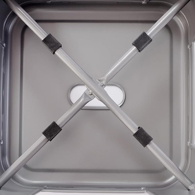 Amazon Basics Metal Bar Stools - 30-Inch, Set of 4, Dark Grey