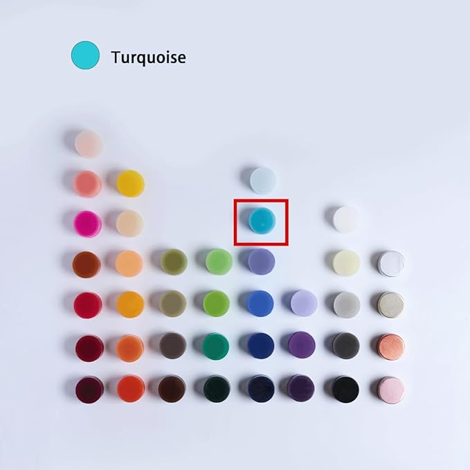 MOZEAL Hand-Poured, 3 Inch Turquoise Round Ball Candles - Elegant Teal Round Pillar Candles Set of 3, Dripless, Unscented, Smokeless, Ideal for Summer Parties.