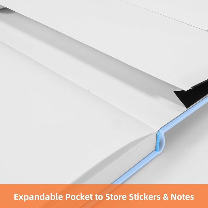 BOSSAND Lined Journal Notebooks, 6 Pack A5 Journals for Writing, 200 Pages 100 GSM Thick Classic Ruled Paper, Hardcover, 8.25 inches x 5.75 inches, 6 Colors