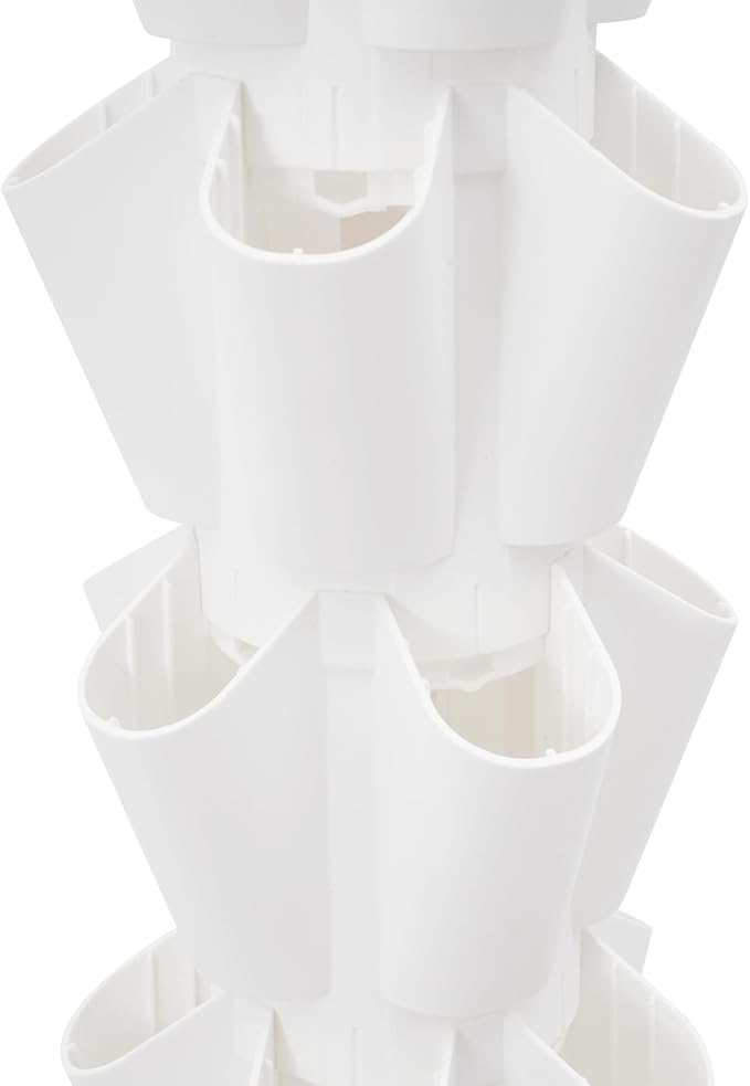 Hydroponics Growing System with LED Grow Lights, 40-Plants Indoor Vertical Hydroponic Tower, Vertical Garden Planter with Wheels, Hydroponic Germination Kit for Fruits, Vegetables, Herbs