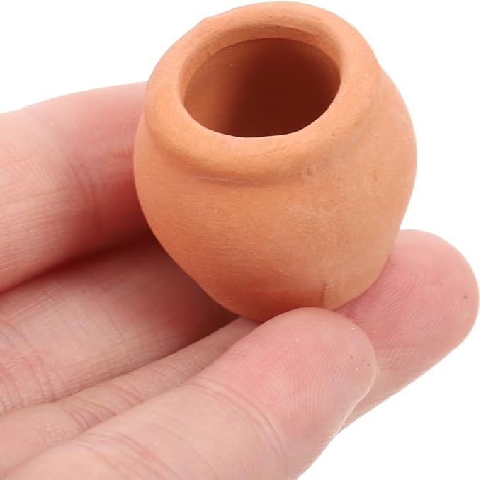 Milisten 8pcs Small Terracotta Pots Indoor Use Miniature Clay Pots Tiny Pottery Planter for Succulent Plants and Desktop Decoration