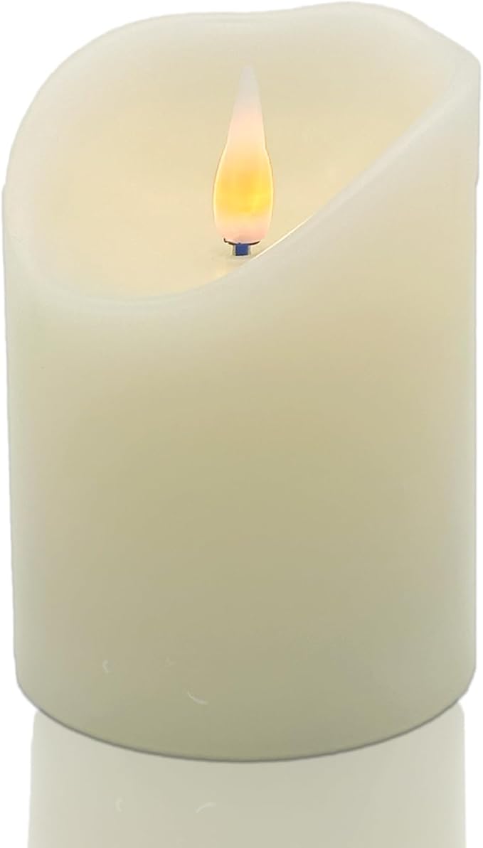 Flameless LED Candles (Ivory, 4 Inch)