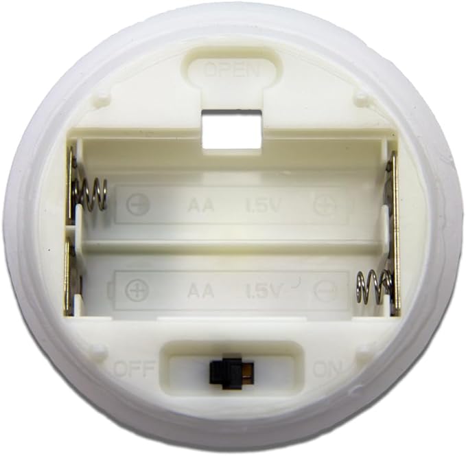 Flameless LED Candles (White, Set of 2 (5 Inch)