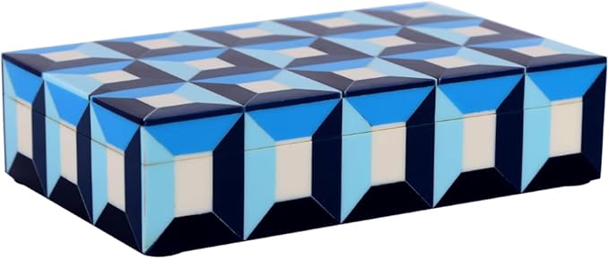 Handicrafts Home Handmade Patisserie Collection Decorative Jewelry Box Organizer – Keepsakes, Trinkets, and Home Decor – Antique Coffee Table Storage, Memory Box, Farmhouse Style Decor Modern, 8x5x2