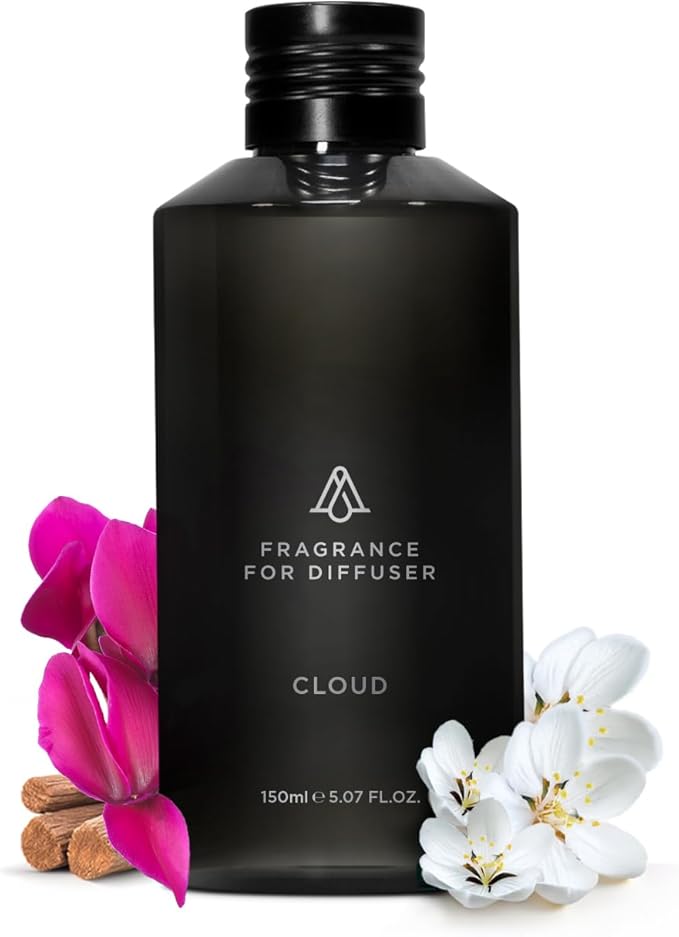 AromaPlan Hotel, Home Luxury Scents, Cloud 5.07 Fl Oz (150ml) | Fragrance for Cold Air & Waterless Diffuser Oil | Home Luxury & Hotel Scent for Aromatherapy- USA Made, Bigger Bottle & Longer Lasting