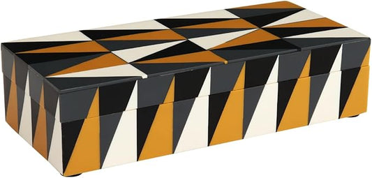 Handicrafts Home Handmade Puzzle Collection Decorative Jewelry Box Organizer – Keepsakes, Trinkets, and Home Decor – Antique Coffee Table Storage, Memory Box, Farmhouse Style Decor Guild, 10x4.5x2.5